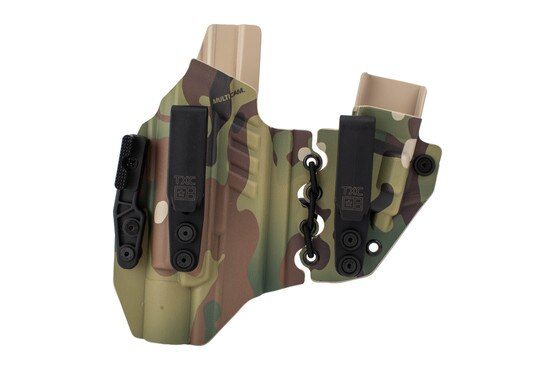 TXC X1 ALLY Glock 9/40 Doublestack Gen 1-4/Surefire X300U A/B Holster is made of Kydex material